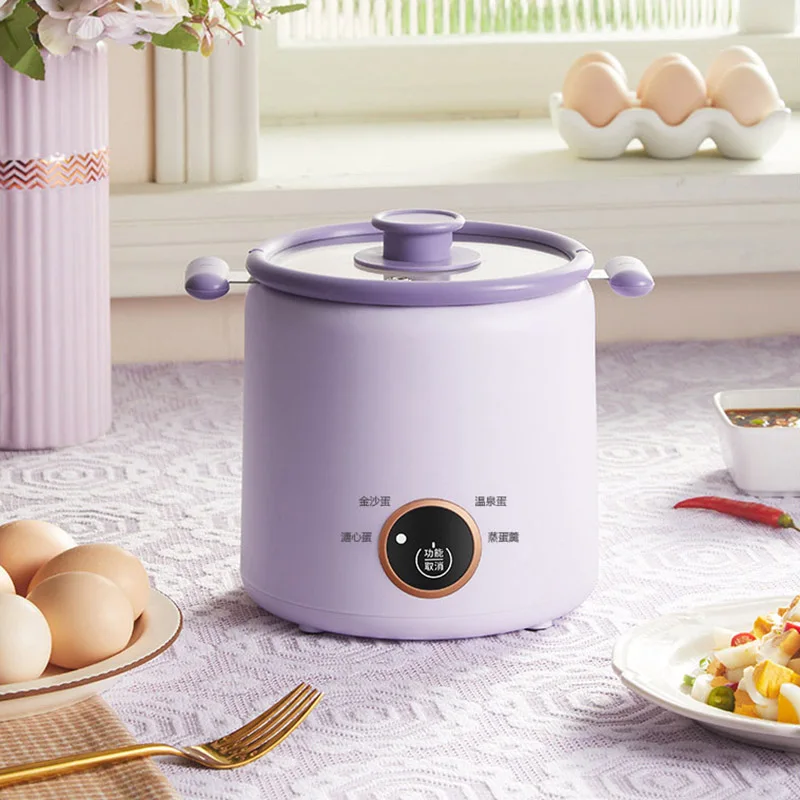 

5 Eggs Electric Egg Cooker 400W Automatic Egg Custard Maker Food Steamer Omelette Cooking Tool Boiler Breakfast Machine 220V