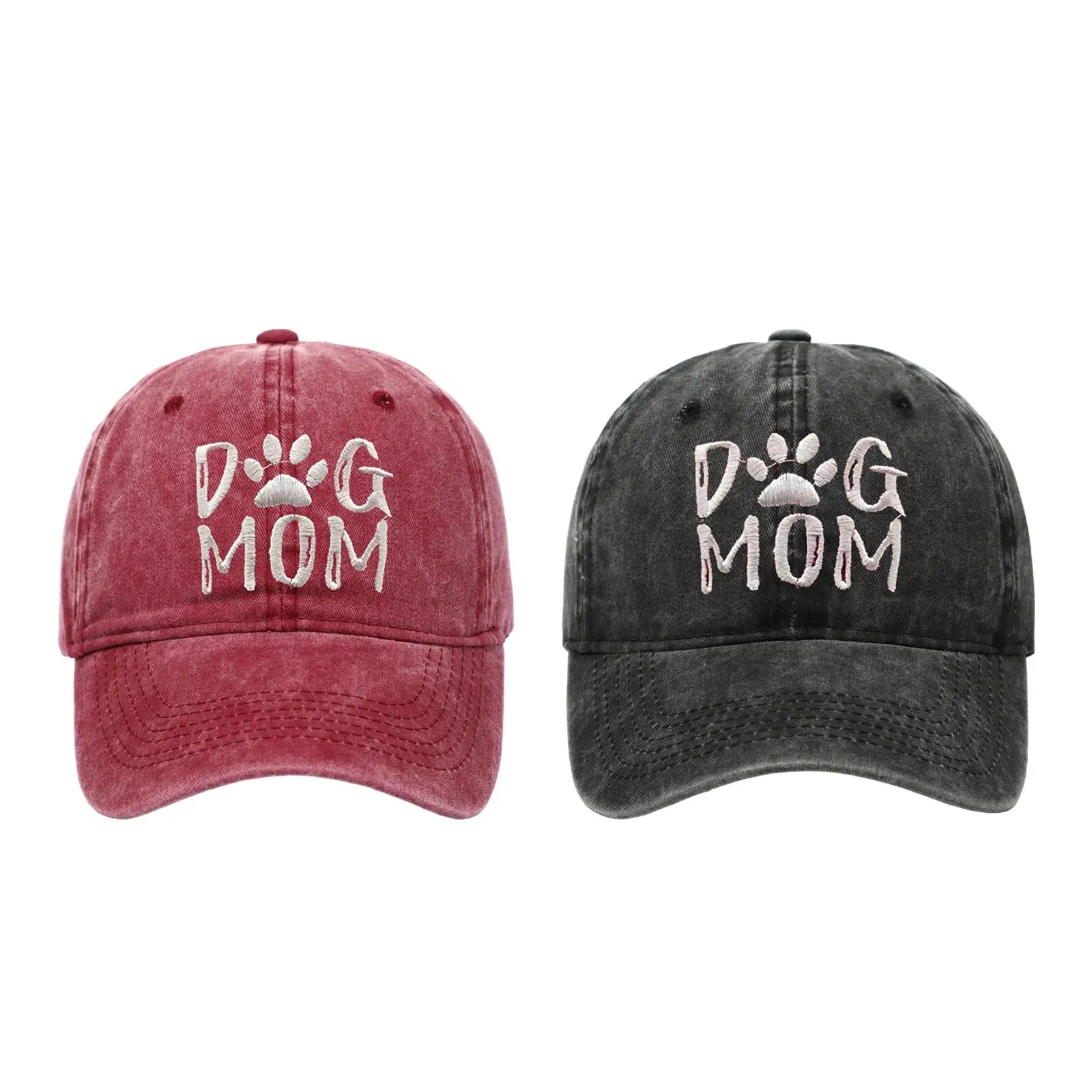 Mom Embroidered Baseball Hat Mother's Day Gift Hip Hop Cap Breathable Sun Visor Hat for Park Outdoor Camping Backpacking Fishing