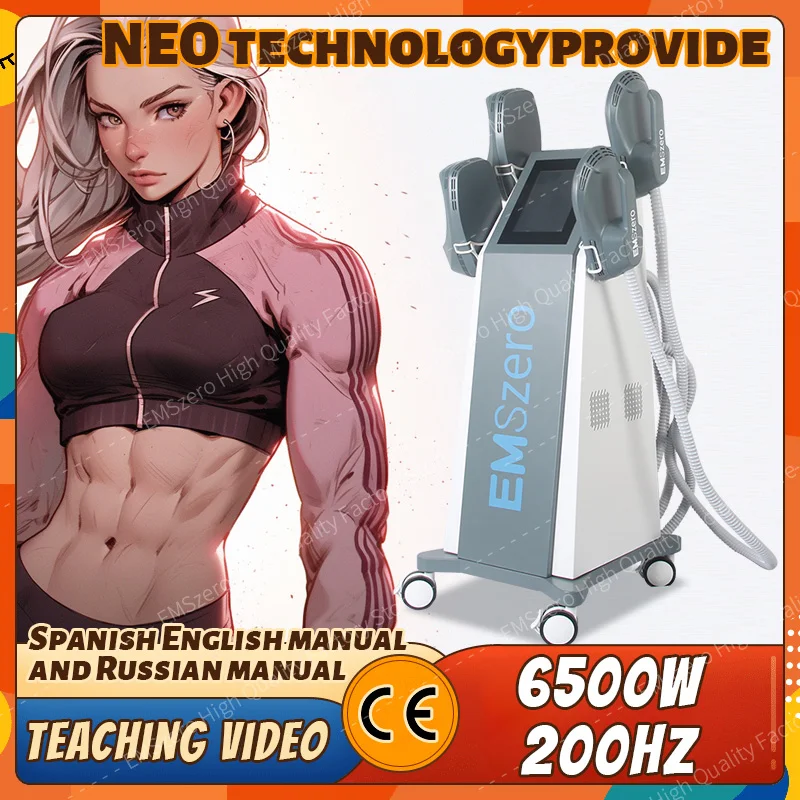DLS-EMSLIM Neo Slimming Machine 2023 14 Tesla 6500W Emszero Hi-emt Body Sculpt EMS Pelvic Floor Muscle Stimulate Equip Salon