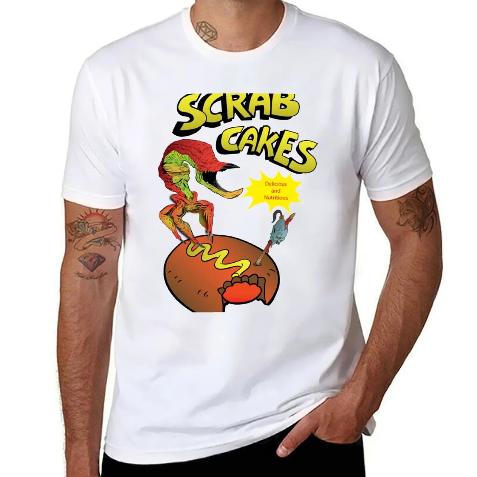 

Scrab Cakes 1 T-Shirt man t shirt luxury men t shirt cotton 100% T-Shirt