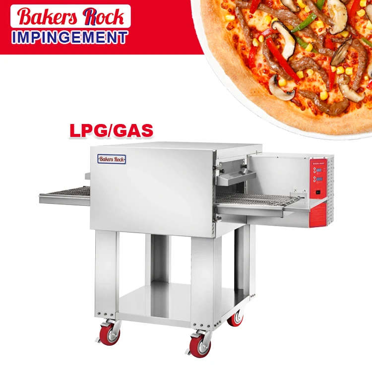 20 inch Pizza Gas conveyor oven commercial new baking oven 2 Years warranty for restaurant Gas Conveyor Oven Pizza Machine