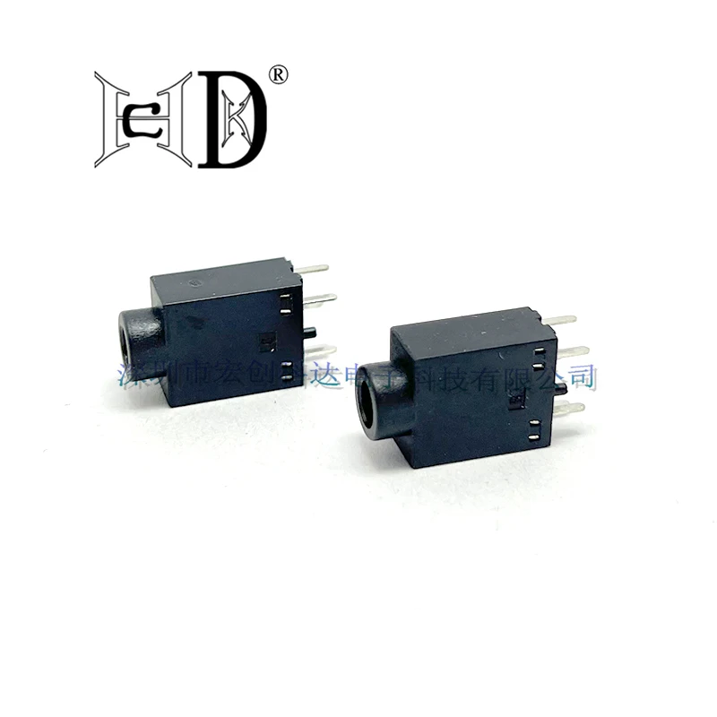 5PCS PJ-358 3.5MM 헤드폰 잭 소켓 커넥터 180 수직 5PIN PJ358