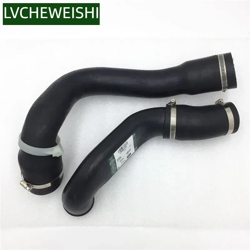 

INTERCOOLER INLET MANIFOLD PIPE FOR LAND ROVER LR2 FREELANDER 2.2 INTERCOOLER TO MANIFOLD HOSE WITH CLAMPS NEW LR066429 LR002589