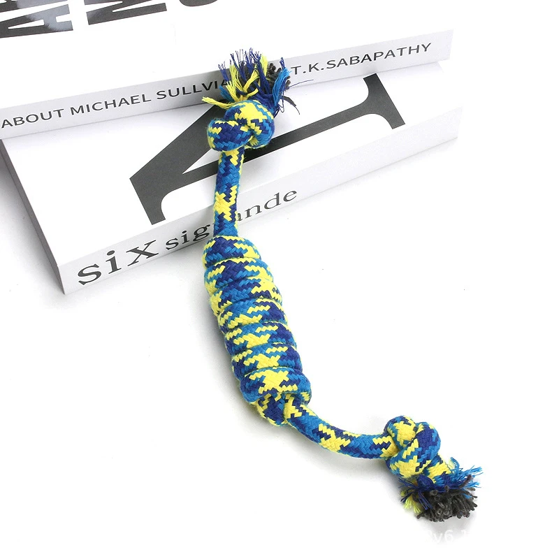 Pet Toy for Puppies and Dogs, Chew Toy, Pet Cotton Rope Toy, Dog Toy for Teeth Cleaning and Chewing