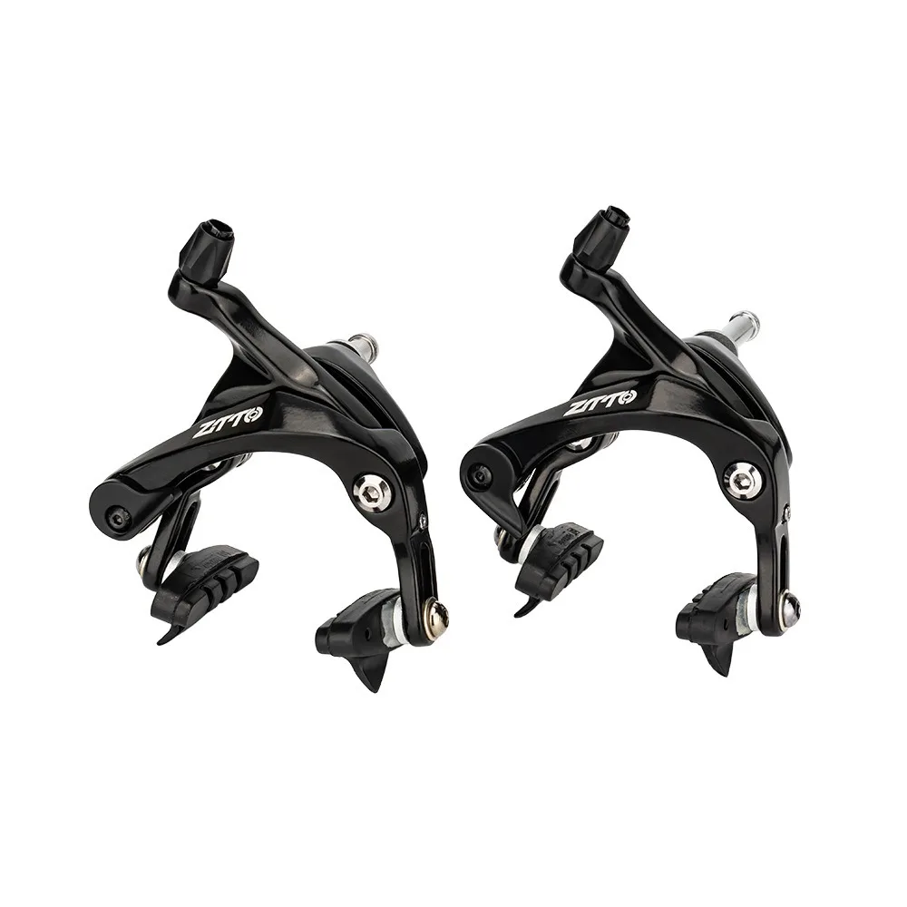 Aluminum Alloy Dual Pivot Calipers Side Pull Mechanism Rim Brake Type Side Pull Calipers Front Rear Set Dual Pivot Design