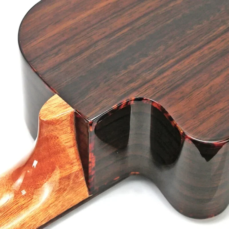 Solid Wood Advanced Ukulele Small Guitar Ukulele Stringed Musical Instruments Beginner\'s Learning Accompaniment Instruments