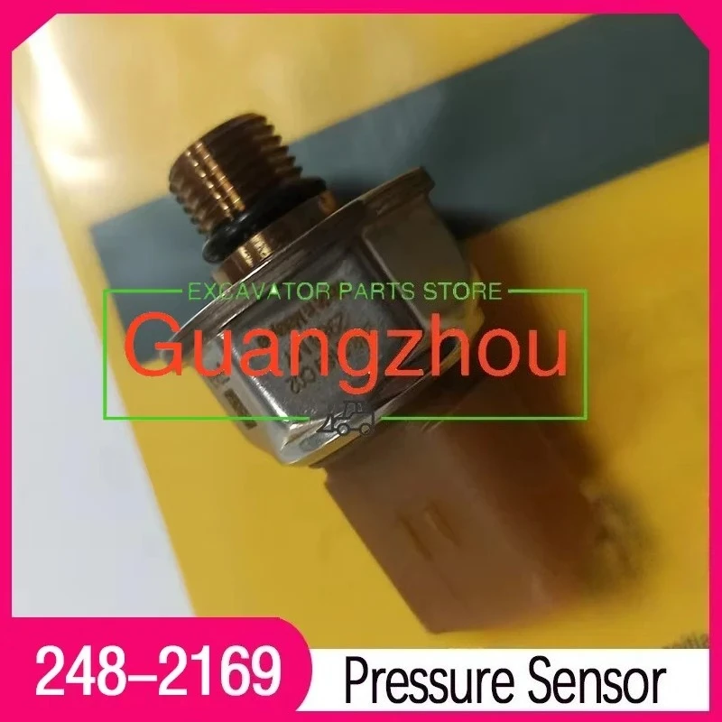 Engine Parts for 248-2169 2482169 New Excavator Pressure Sensor Suitable High Pressure Common Rail Fuel Pressure Sensor