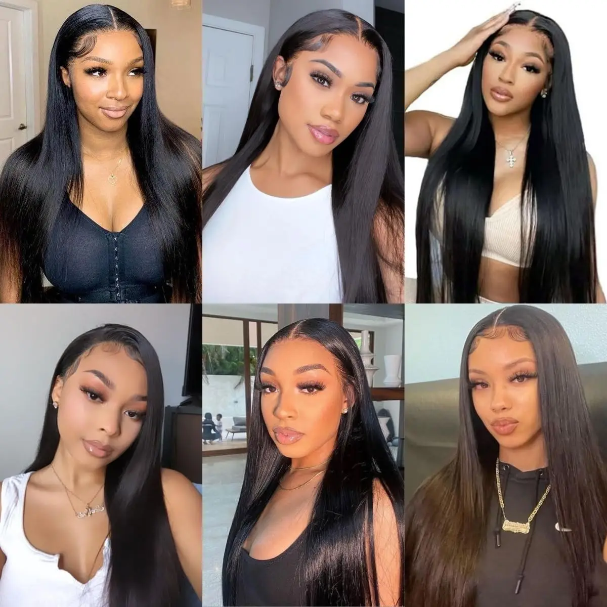 Straight Human Hair Bundles Human Hair Straight Bundles Hair Natural Color 24 24 24 inch Double Weft Brazilian Virgin Hair