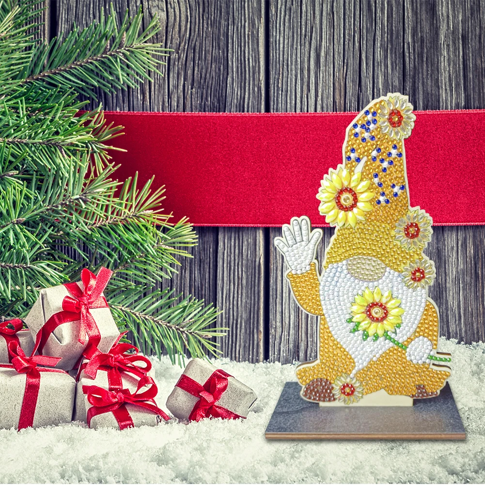 2D طباعة مسطحة عيد الميلاد DIY سطح المكتب الماس الفن أطقم الماس اللوحة سطح المكتب الحلي عدة الماس اللوحة سطح المكتب الزينة