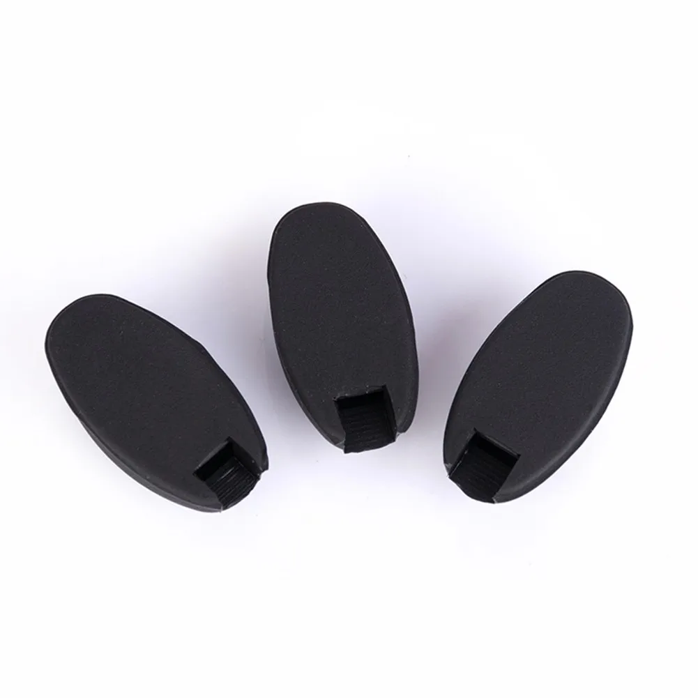 Palm Risers Saxophone Key Tools Thumb Rest 3Pcs Black For Alto Tenor Soprano Keys Risers Rubber Saxophone Reliable