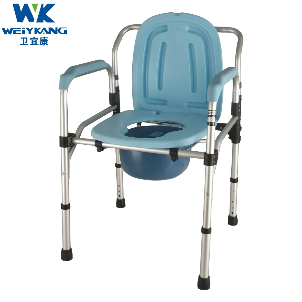 Best price quality folding commode chair with bedpan/potty chair adult