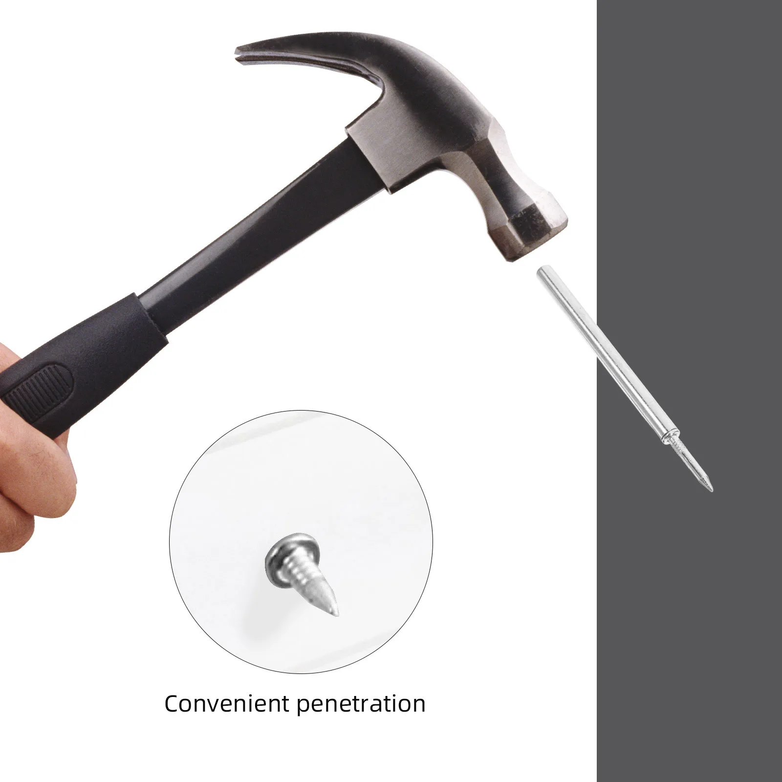 

1 set Double Headed Baseboard Nails No Trace Installation Rust Resistant For Skirting Walls Picture Hanging Drywall Plaster