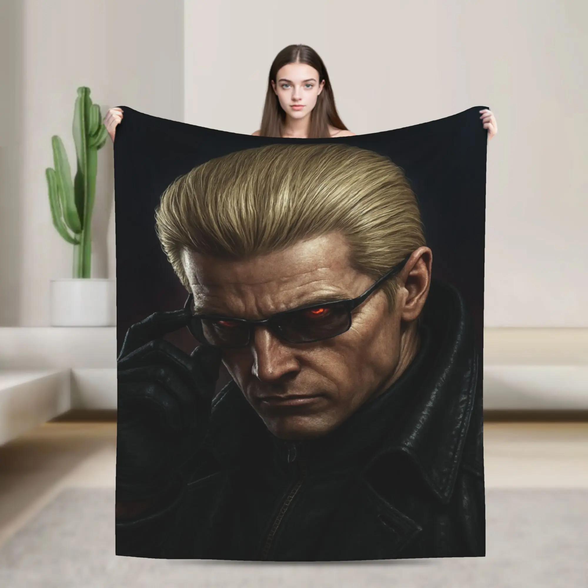 Albert Wesker  Blanket Multiple Sizes Super Soft and Warm  Throw Blankets for Couch Sofa and Bed