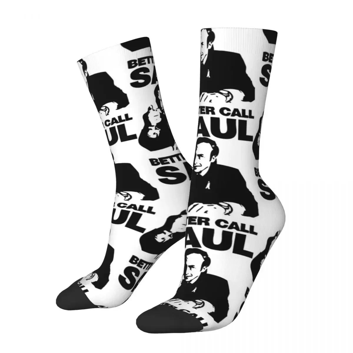 Better Call Saul Socks Harajuku Sweat Absorbing Stockings All Season Long Socks Accessories for Unisex Christmas Gifts