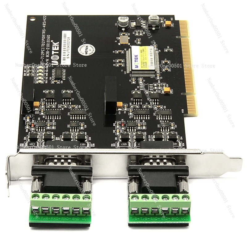 PCI To 2-port RS485 / 422 Multi-serial Card Computer Serial Port Expansion Card Photoelectric Isolation UT-712