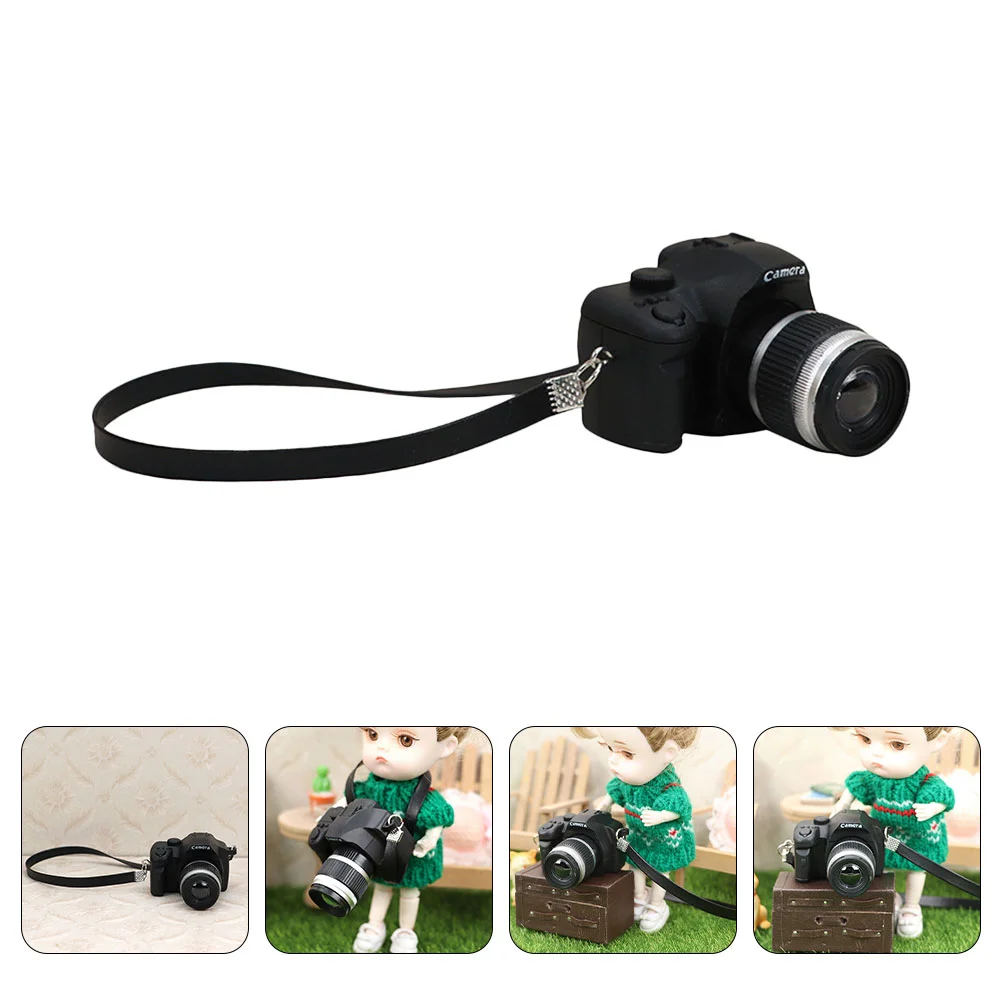 Simulated Digital Camera Home Decoration Exquisite Miniature Office Plastic Model Figurine