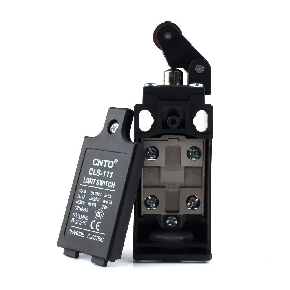 CNTD CLS Series Travel Limit Switch Belt Water Resistant Oil Pulley Momentary 1NO1NC 10A 250V Ip65 CLS-111