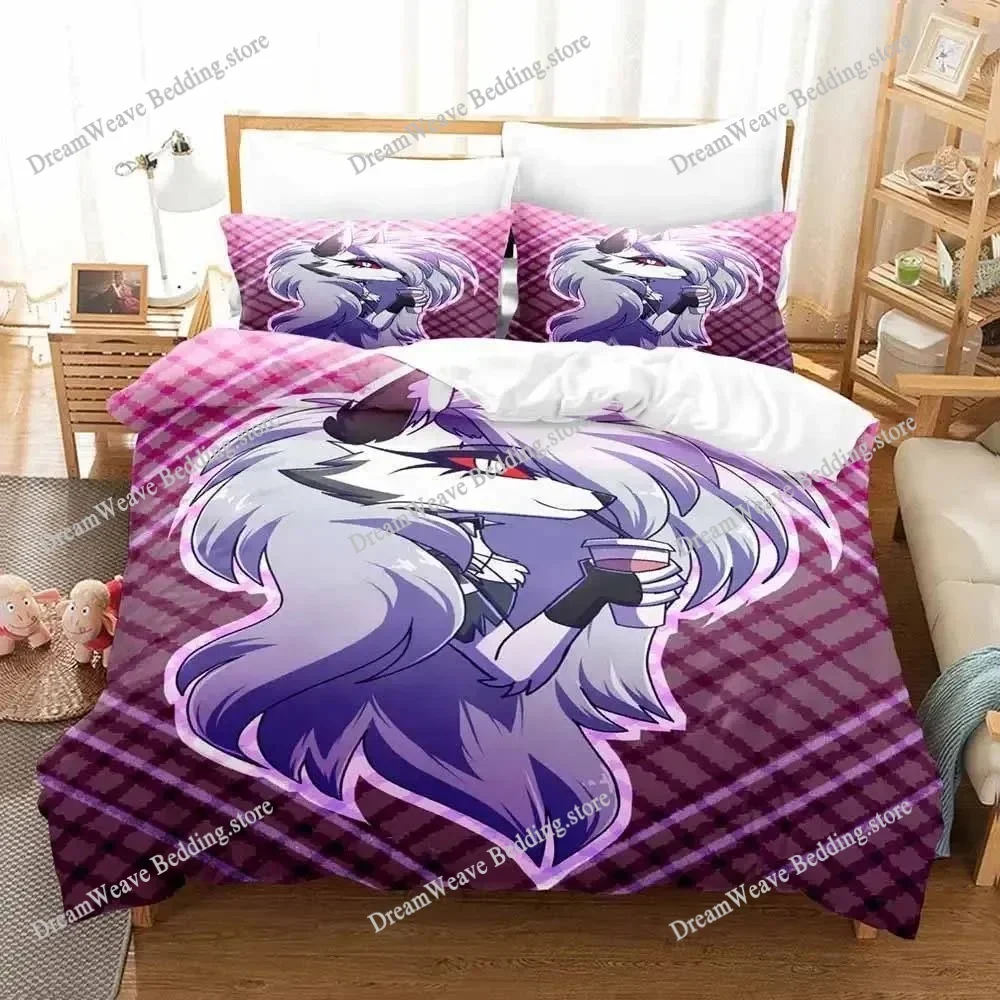 

Loona Boss Bedding Set Single Double Queen King Size Bed Cover Adult Boys Anime Bedroom Bed Set Quilt Cover Pillowcase741