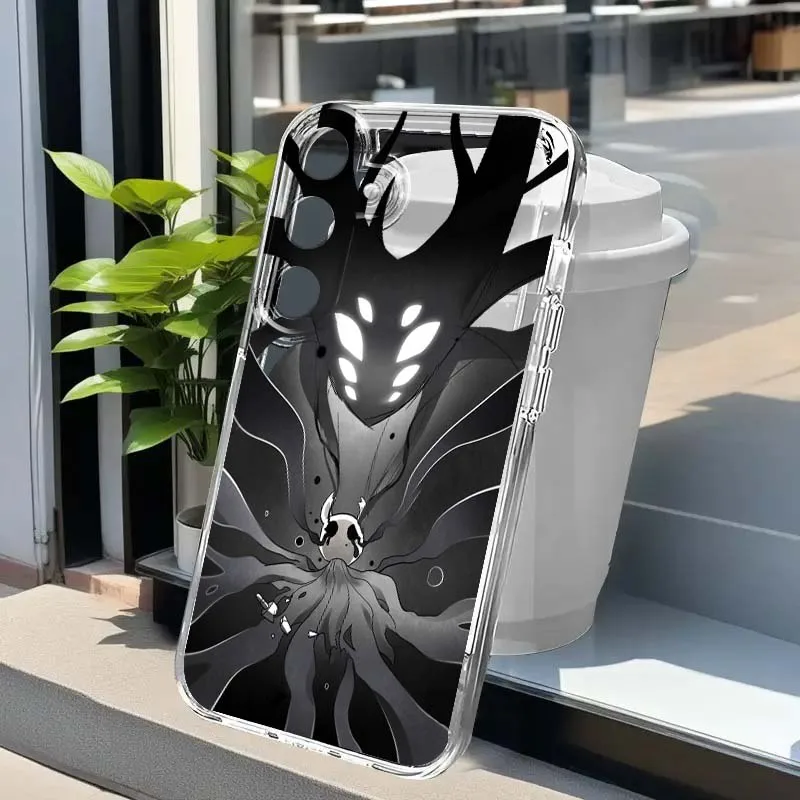 

Luxury The-Hollow Knight Phone Case For Samsung Note 20 10 Ultra A57 A56 A50 A36 A34 A33 A26 A24 A23 A16 A04 A06 5G Transparent