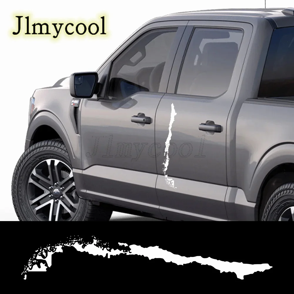 Car Chile Map Styling Stickers Truck Vinyl Cover Pickup Decor Decal For Ford F150 Ranger Maxus T60 Chevrolet Silverado Toyota