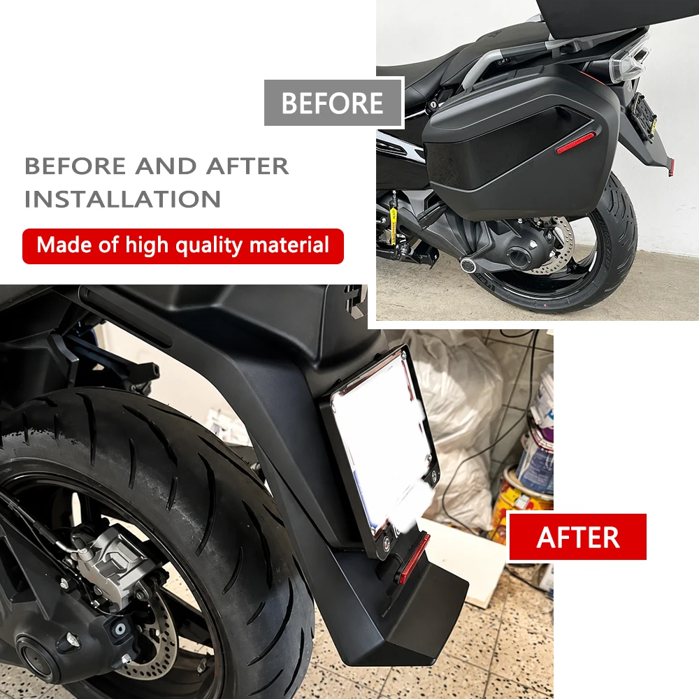 For BMW R1300RT R 1300 RT R1300 RT 2025 2026 Rear Tail Fender Mudguard Extender Motorcycles Flank Splash Shroud Accessories