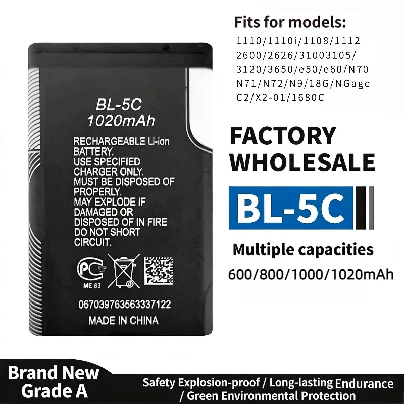 Original 3.7V 600Ma…