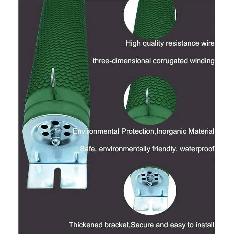 Resistencia bobinada ajustable, 50W, 100W, 200W, 300W, 500W, 1000W, 2000W, 3000W, 5000W, RX20-T, reóstato deslizante de cerámica de alta potencia, 1