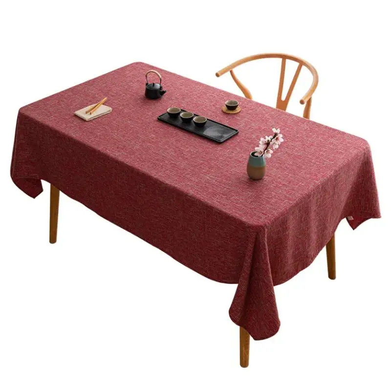 1pcs 60*60cm Simple Japanese Korean Style Plain Colour Tablecloth Mini Home Kitchen Dining Table Square Decoration Table Cloth