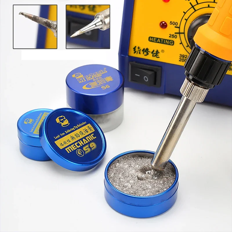 Lead-Free Resurrection Paste For Soldering Iron Tip MECHANIC S3 S6 S9 Repair Soldering Iron Tip Oxidation Clean Protection Cream