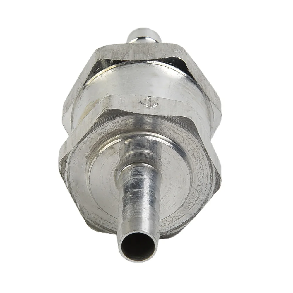 

High Quality Check Valve Tool 10mm Non Return For Gasoline Paraffin Oil/kerosene Silver Single Way Tube Hose Valve