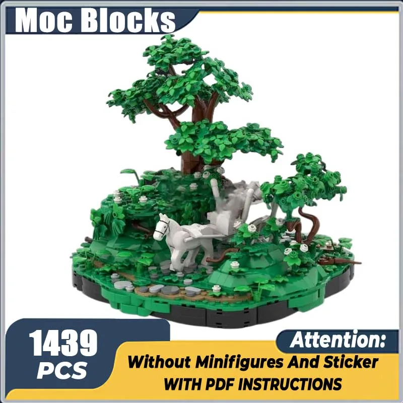 

Строительные блоки MOC, классическая серия фильмов, сцена, позднее поступление с демонстрационной базой, модель «сделай сам», сборные кирпичи, креативные игрушки, подарки