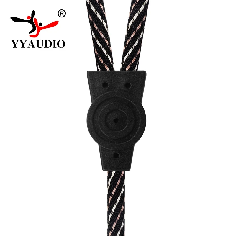 YYAUDIO HiFi 3.5mm do 2rca AudioCable 6N OFC AUX 3.5 złącze Stereo kabel RCA YSplitter do MP3 MP4 PC foneamplifikatory