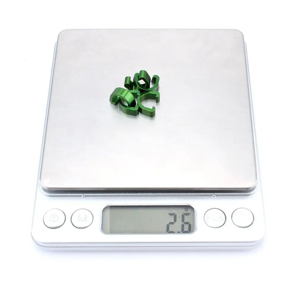 

10pcs U Reusable Cable Clamp for Road Mountain Bike Green Lines Fixation Buckle Accessories Aluminum Alloy
