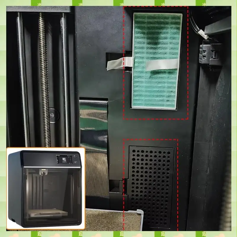 2025 2Pcs Hepa-Luftfilter Bundle Für FLASHFORGE Adventurer 5M Pro Hepa-Luftfilter Bundle 3D Drucker Teile für Adventurer 5M, 2Pcs