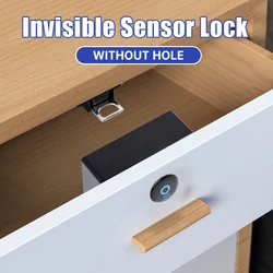 Intelligente Elektronische Schlösser Unsichtbare Sensor Schrank Sperren Digitale Smart Türschloss EMID IC Karte Für Schublade Schrank Hardware