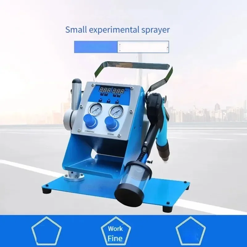 Cup type electrostatic powder experimental spray gun test spraying machine plastic powder sampling spraying equipment