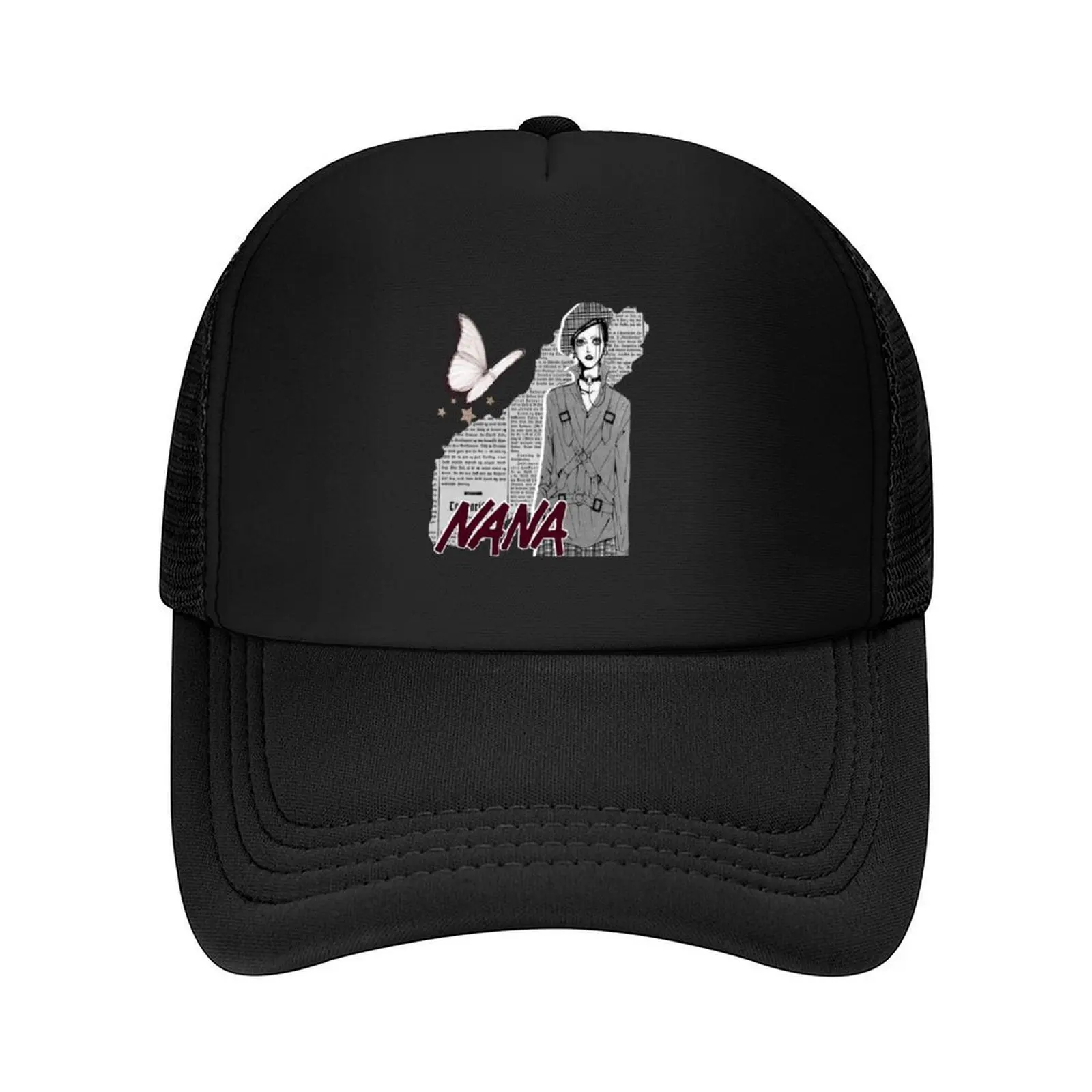 

Nana Osaki Stamp Baseball Cap Uv Protection Solar Hat sun hat Sunhat Vintage For Women Men's
