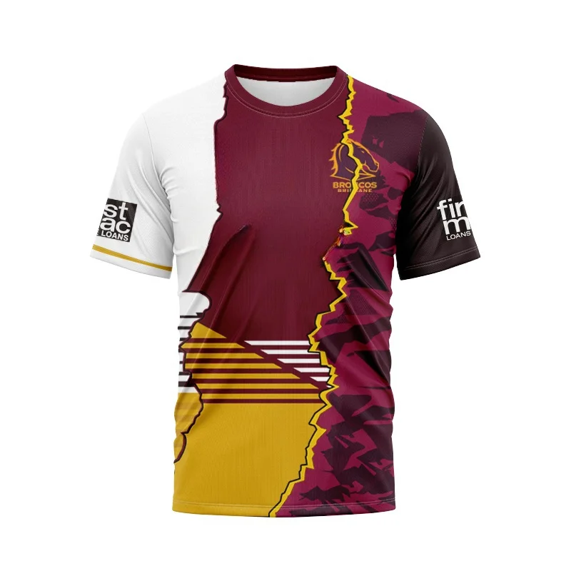 

2024 Brisbane Broncos away Indigenous rugby jersey