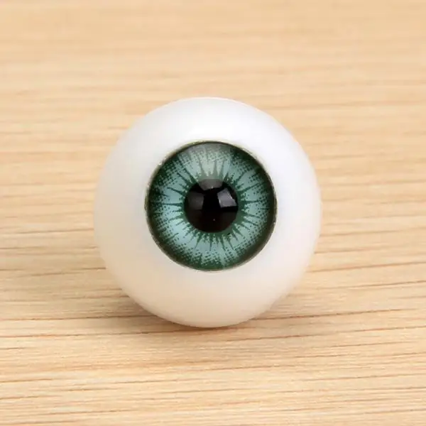 MagiDeal 8 ピース/パックラウンドアクリル人形の目眼球磁器人形ビニール人形動物ハロウィン小道具 DIY おもちゃ 16 ミリメートル