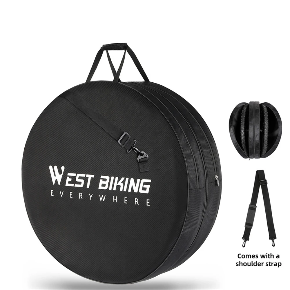 

Bike Wheel Bag MTB Road Bike Wheel Storage Bag Set Storage Bag for 26-29in Bicycle Wheel Detachable Spliceable Bicycle Wheel Bag