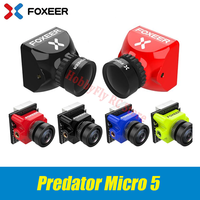 Foxeer Micro Predator 5 Racing FPV Camera M8 Lens 4ms Latency Super WDR 1000TVL 4:3/16:9 PAL/NTSC 1/3\