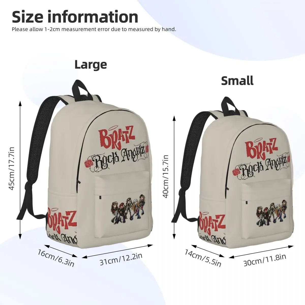 Bratz Rock Angelz Groep Rugzak Voor Jongen Meisje Kinderen Student School Boekentas Dagrugzak Kleuterschool Primaire Tas Outdoor