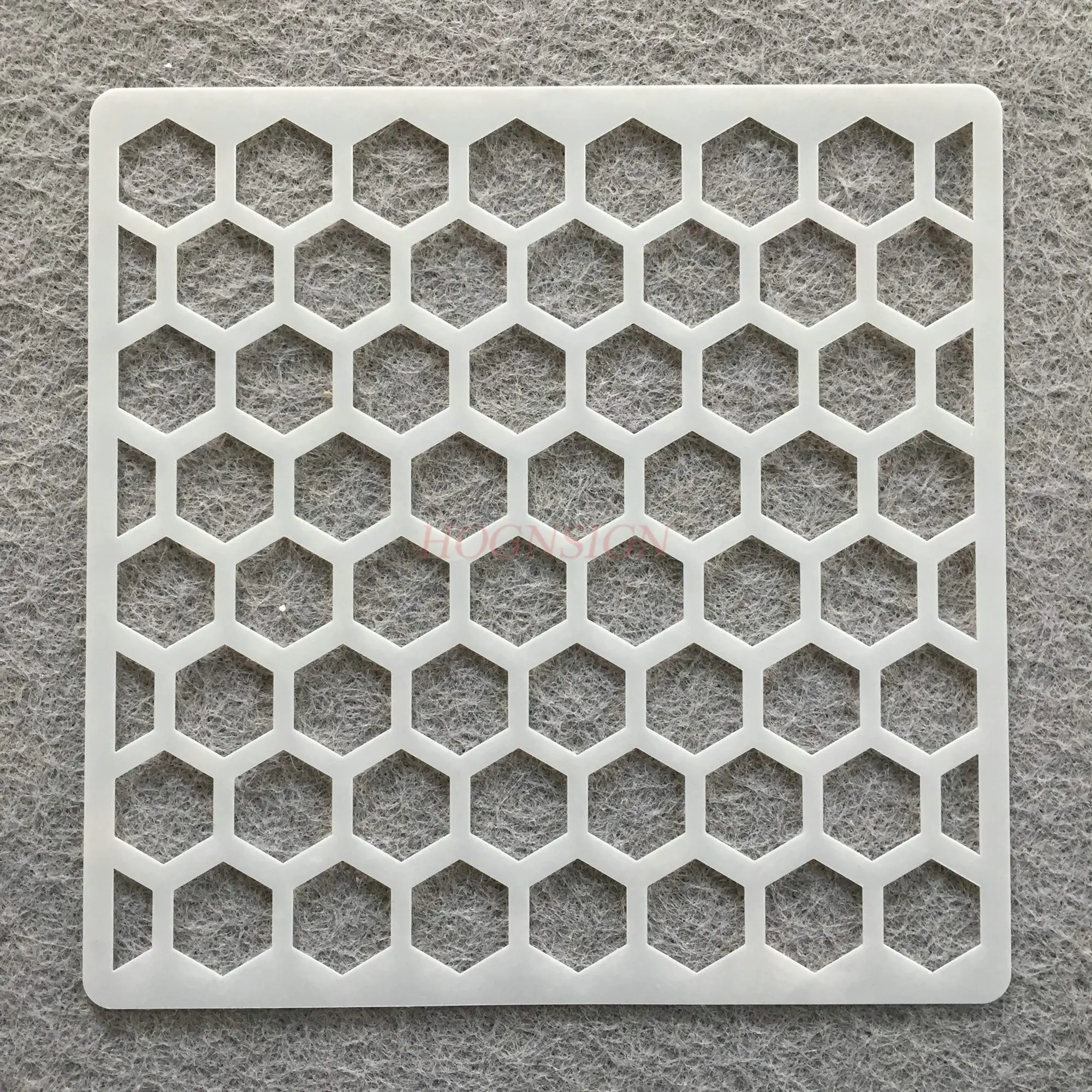 1 قطعة نمط الرش قالب اللوحة الهندسية المجوفة شكل غير منتظم قالب اللوحة المجوفة DIY
