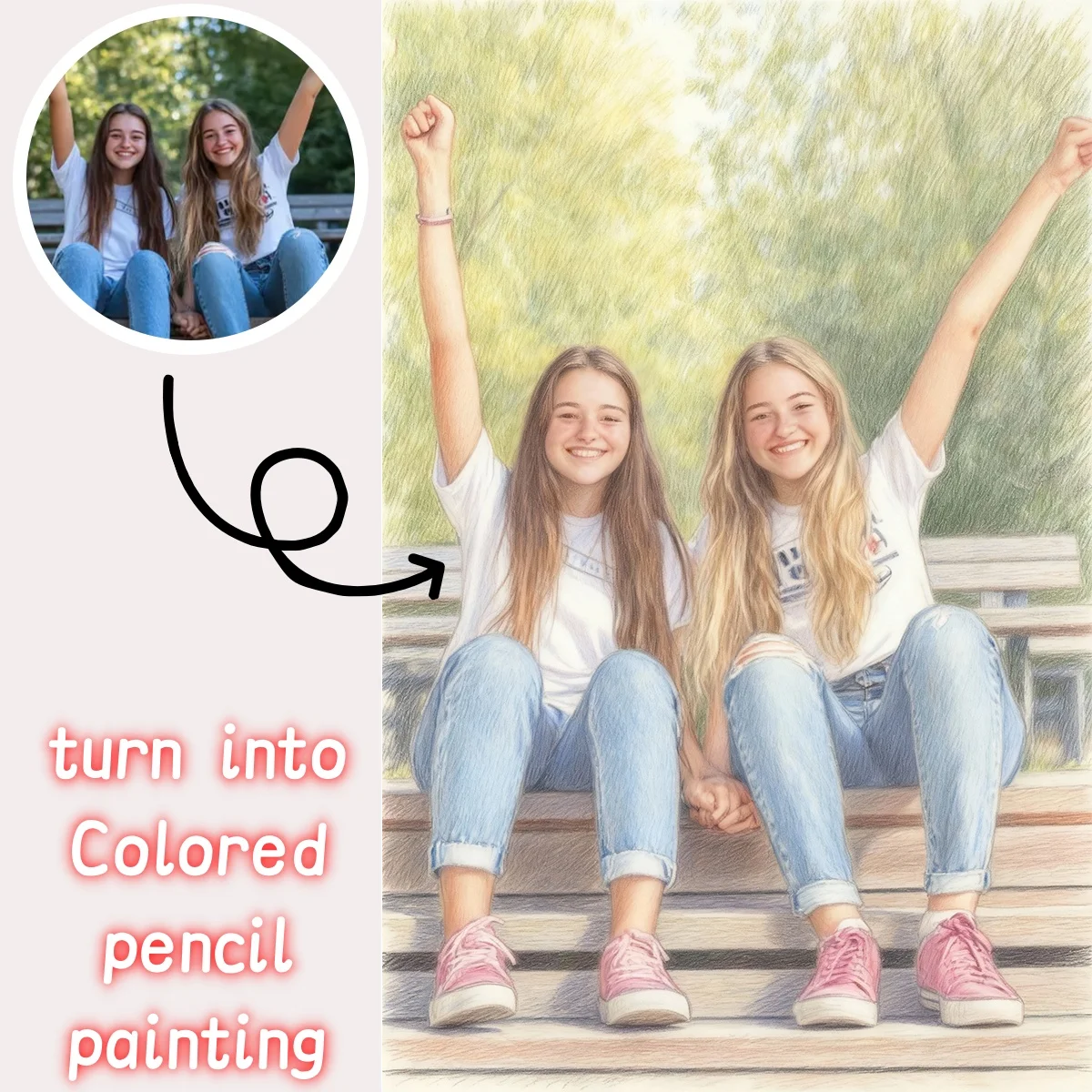 شخصية مخصصة قلم رصاص ملون نمط قماش الطباعة المشارك لصورة الأسرة الحيوانات الأليفة مشهد الزفاف الفن يطبع ديكور المنزل