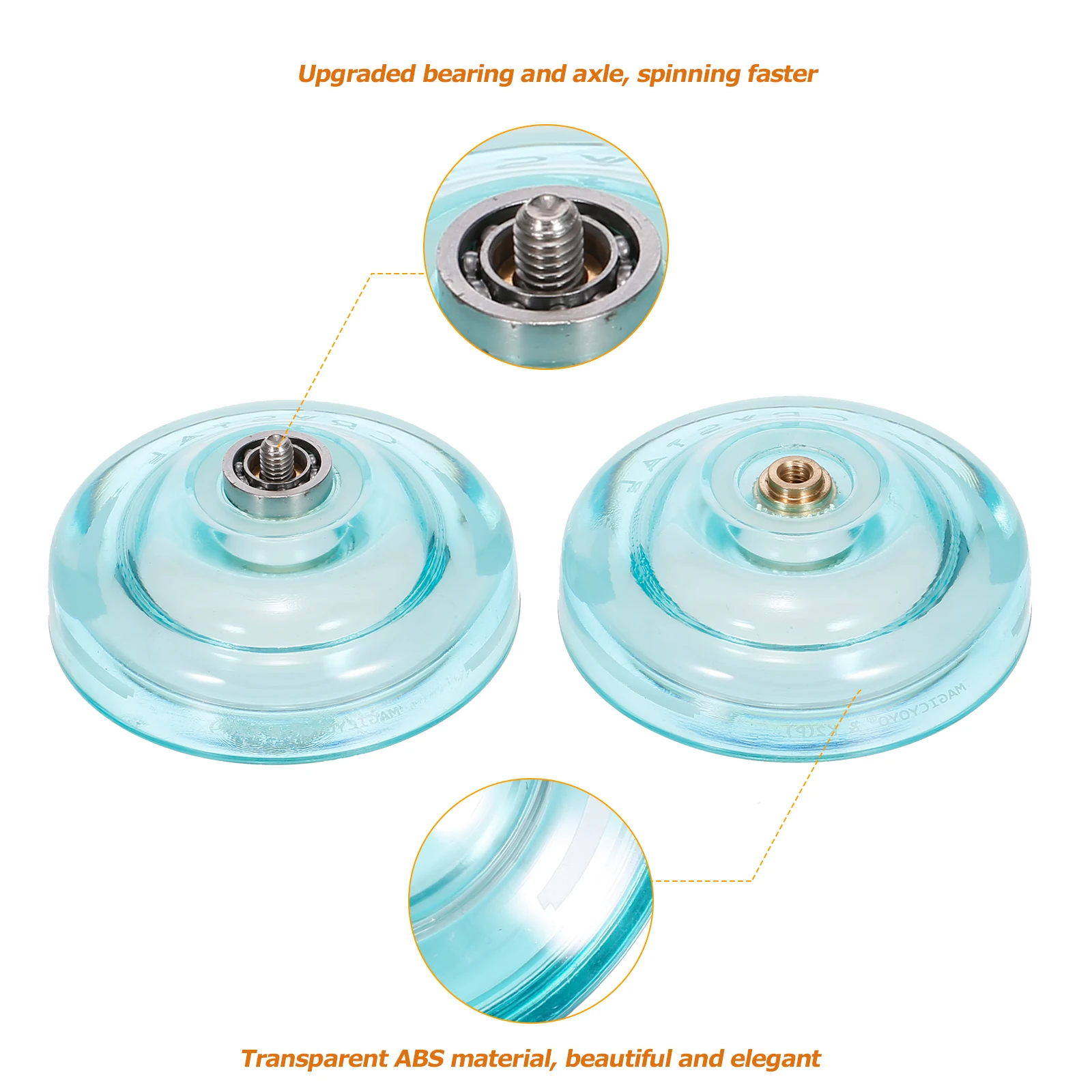 MagicYoyo K2P Responsive Yoyos for Kids Beginner Yoyo with Narrow Bearing Steel Axle ABS Body Looping Play for Children Toys