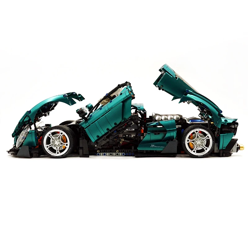 新しい MOC-10621 テクニカルスケール 1:8 スポーツカーモデルビルディングブロック Diy レンガパズルおもちゃ誕生日プレゼント男の子のため