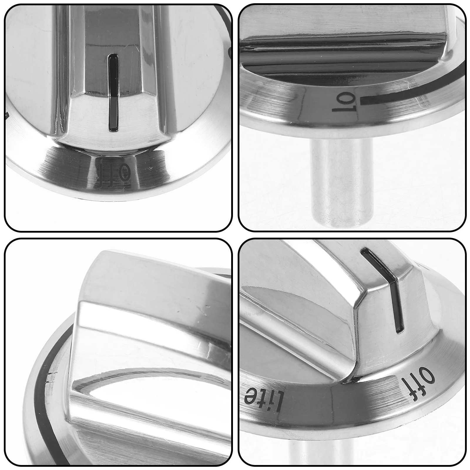 

Gas Stove Knob Sturdy Plastic Kitchen Stove Switch Replacement Knob Smooth Operation Long Lifespan Easy DIY Install