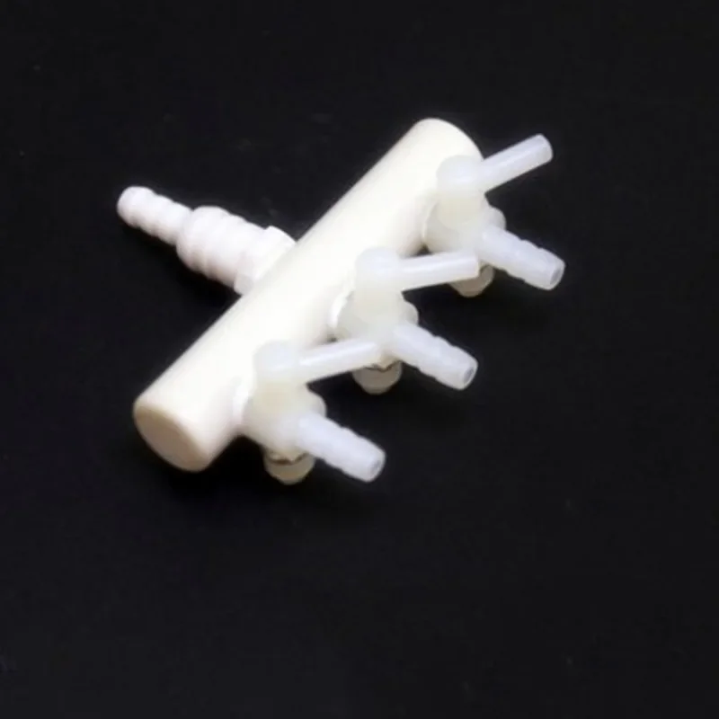 Plastic 2 3 4 5 6 Way Aquarium Air Splitter Valve Fish Tank Air Pump Flow Splitter Distributor Pump Valve Tap Control Switch