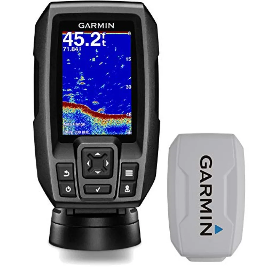

Эхолот Striker 4 3.5 Chirp GPS с защитным чехлом, черный, с передовой технологией сонара для точного обнаружения рыбы при рыбалке