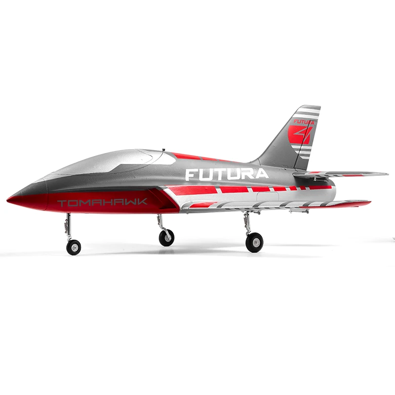 FMSRC RC Airplane 64mm Futura Sport Trainer z klapami Zielony Żółty Czerwony Wentylator kanałowy EDF Jet Model Hobby Samolot Avion PNP